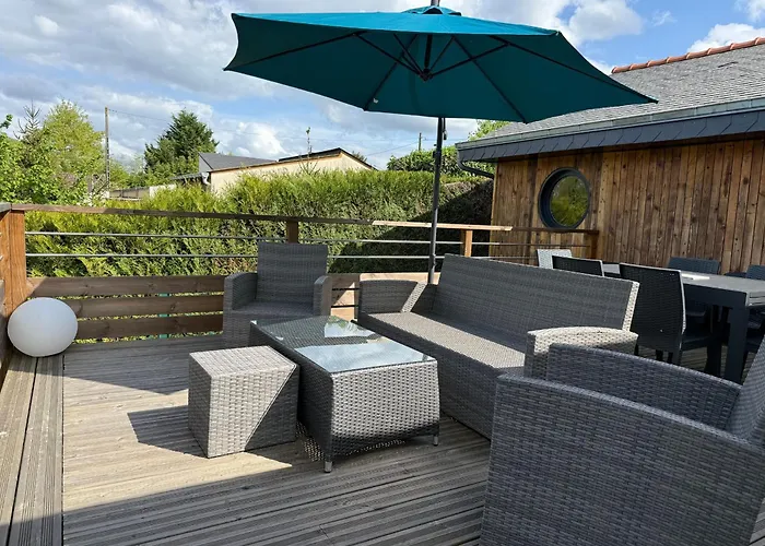 Chalet Cosy A La Fleche Avec Terrasse Et Vue Riviere - Fr-1-410-424